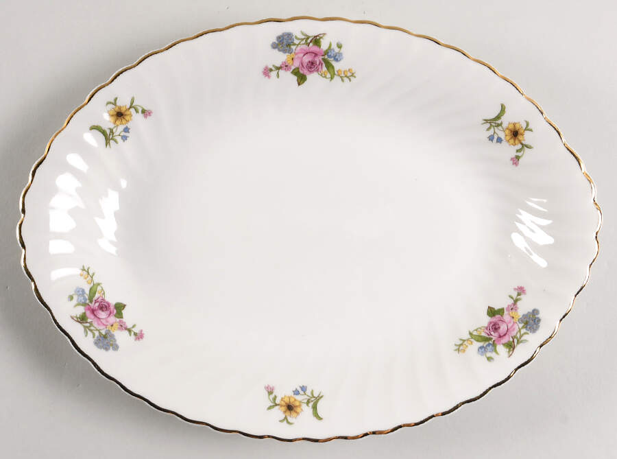 Portland 12" Oval Serving Platter by Aberdeen-1