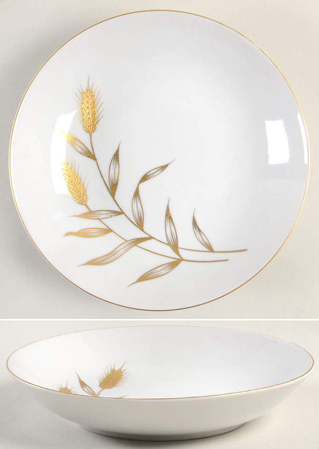 Golden Leaf Coupe Soup Bowl by ACI-1