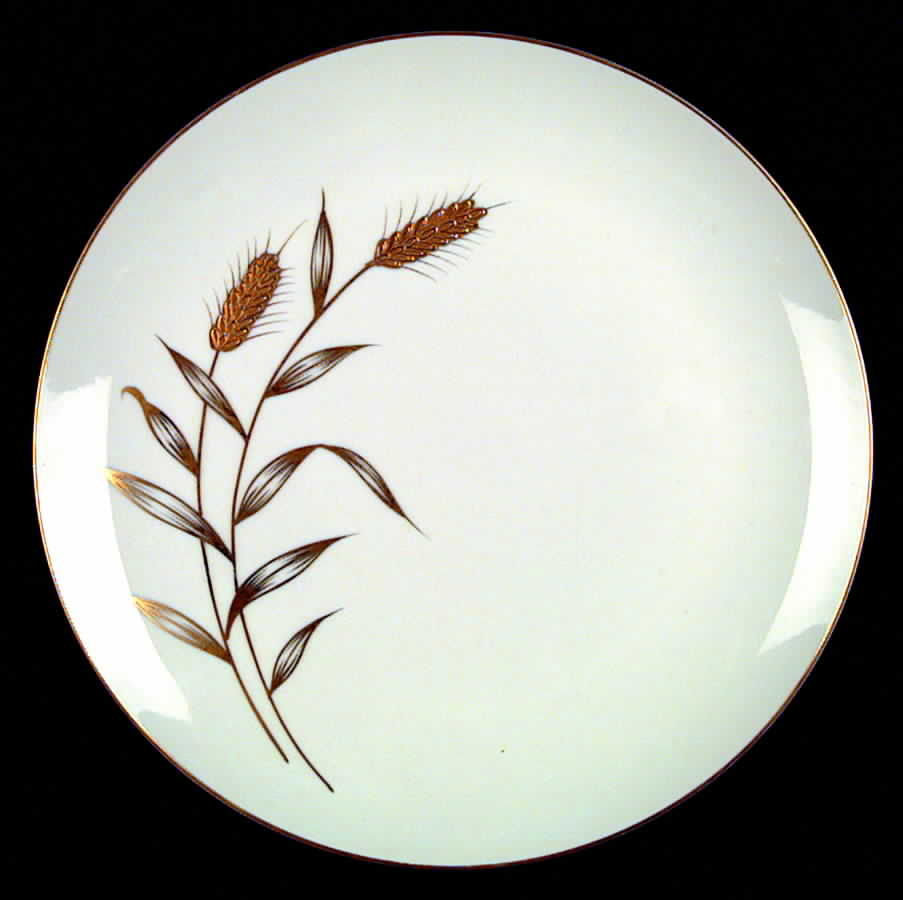 Golden Leaf Dinner Plate by ACI-1