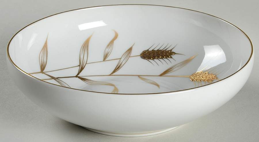 Golden Leaf Coupe Cereal Bowl by ACI-1