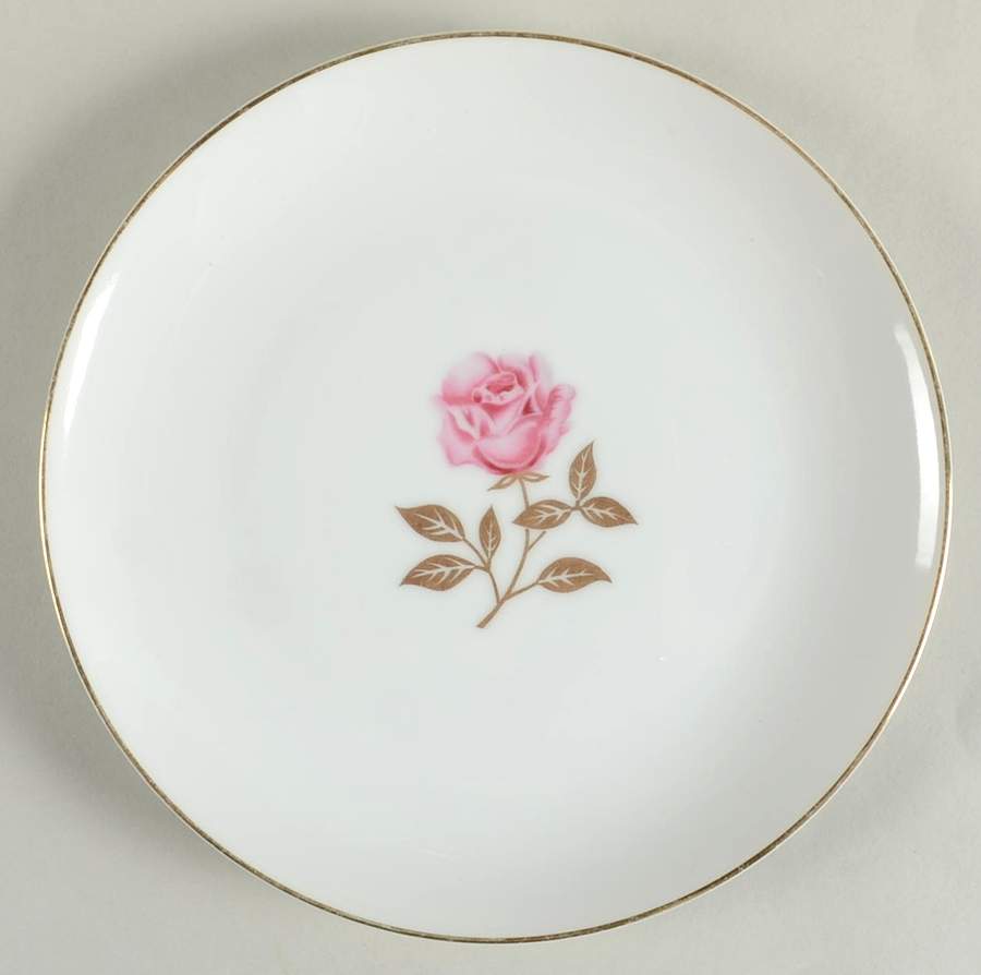 Golden Rose Salad Plate by ACI-1