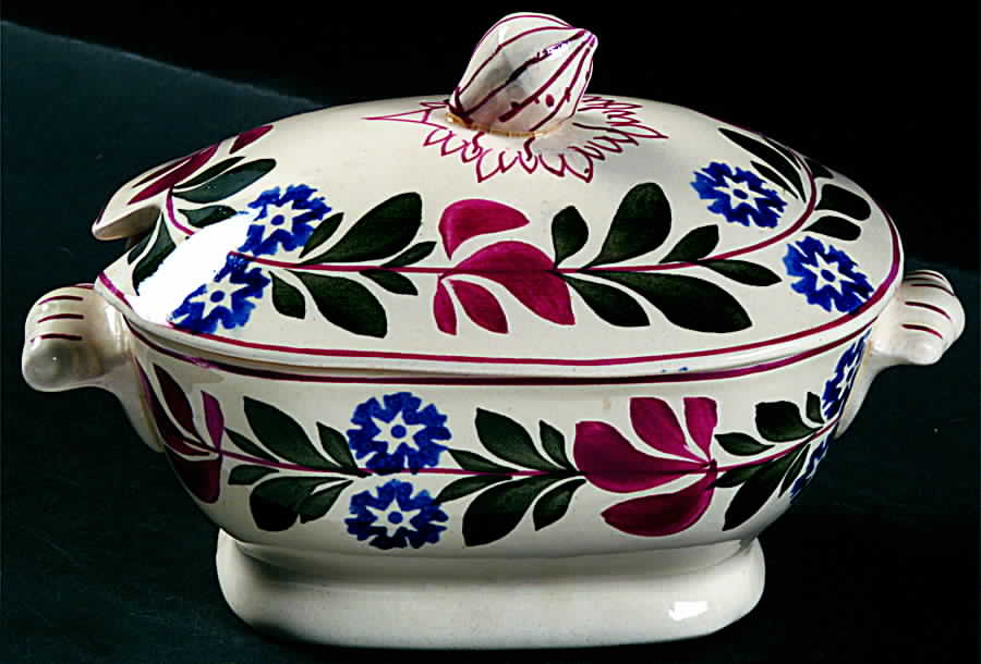 Alcazar Sauce Boat & Lid by Adams China-1