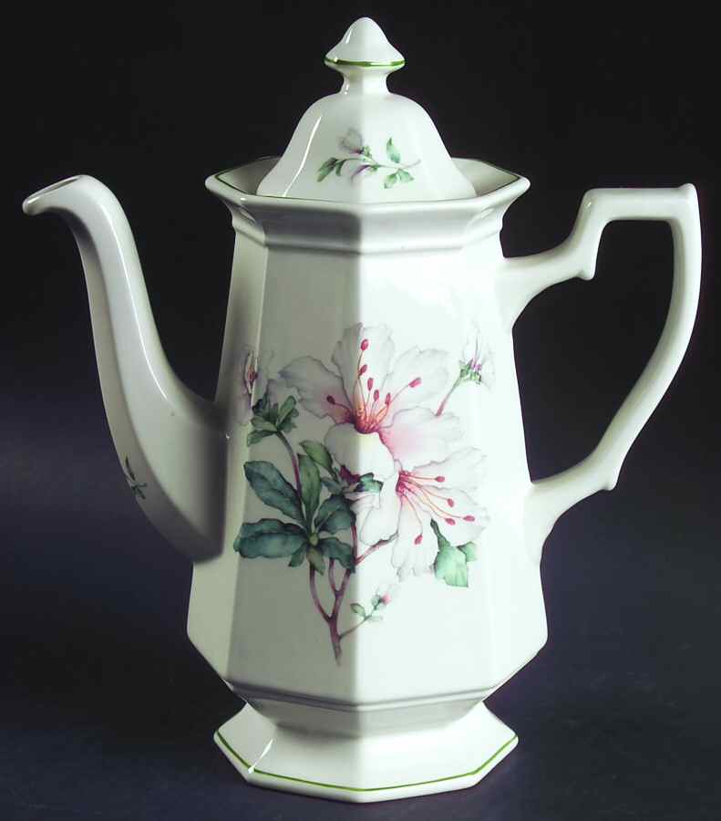 Azalea Coffee Pot & Lid by Adams China-1