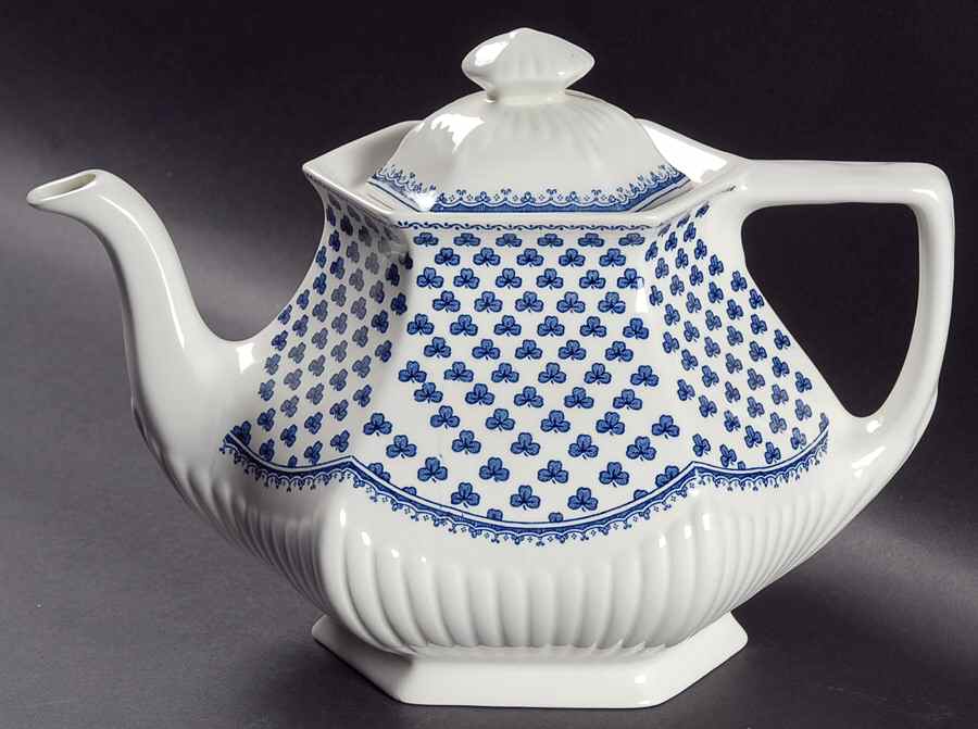 Brentwood (Adams Back Stamp) Teapot & Lid by Adams China-1