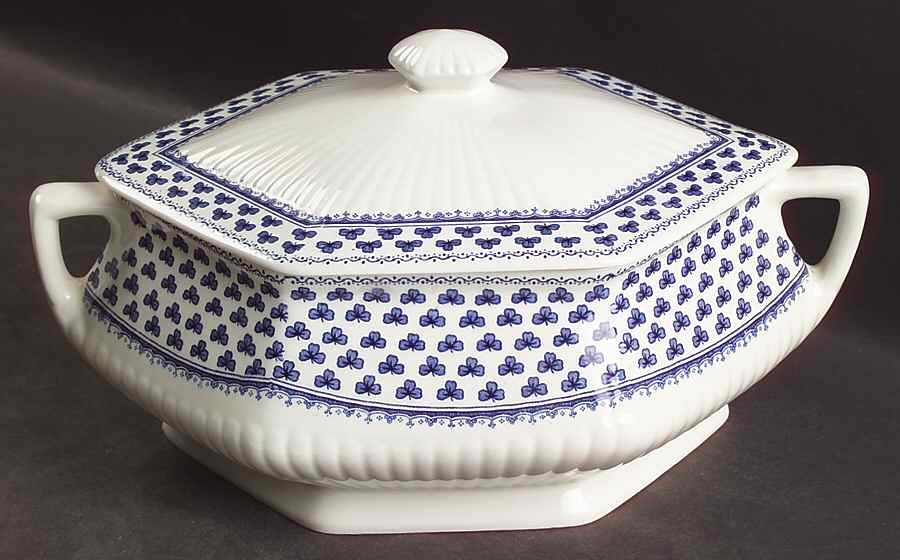 Brentwood (Adams Back Stamp) Oval Covered Vegetable by Adams China-1