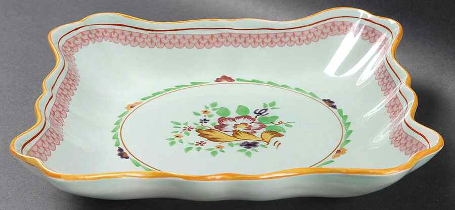 Carolynn 8" Square Shallow Bowl by Adams China-1
