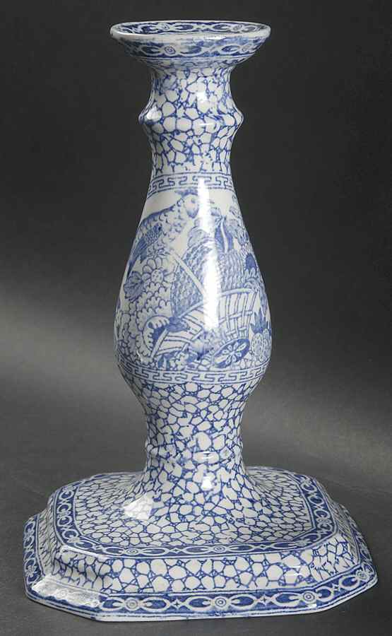 Chinese Bird 8" Tall Candlestick by Adams China-1
