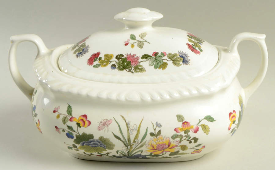 Country Meadow Oval Covered Vegetable by Adams China-1
