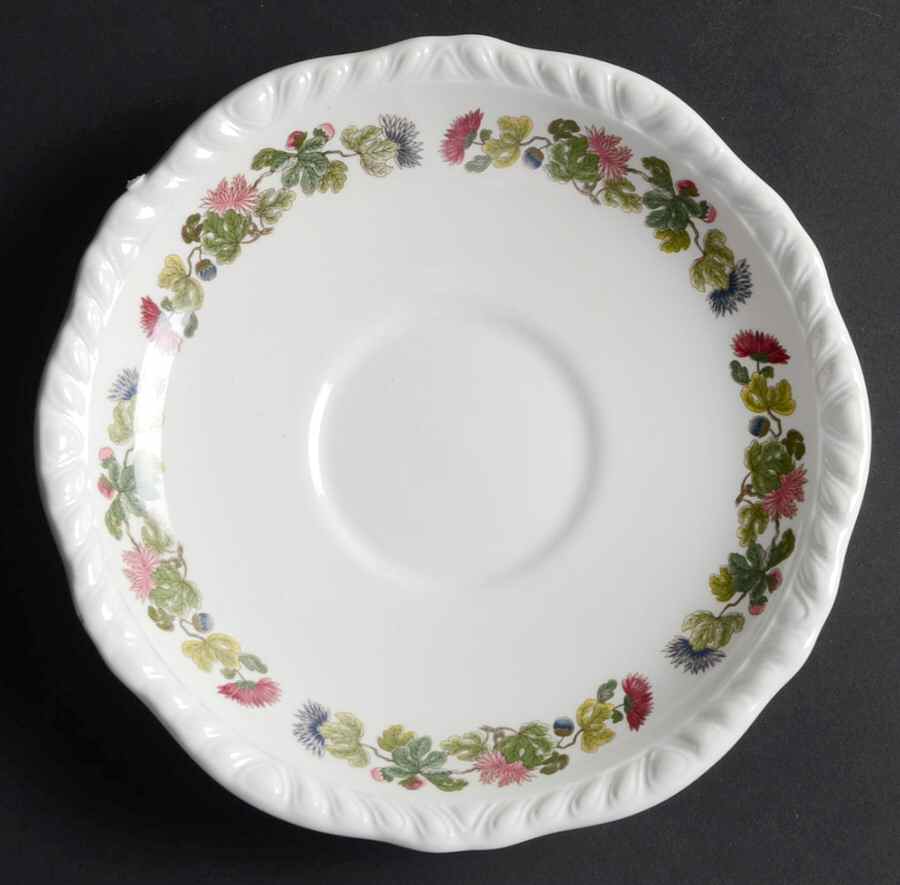 Country Meadow Saucer for Flat Cup by Adams China-1