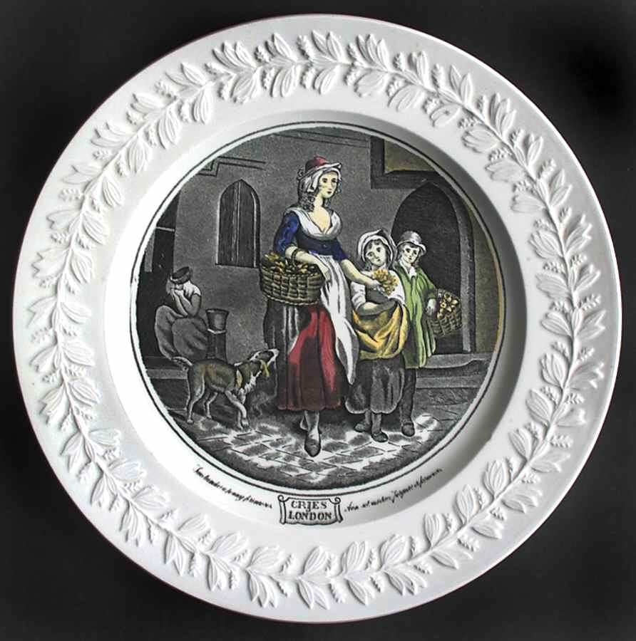 Cries of London (Raised Laurel) Dinner Plate by Adams China-1