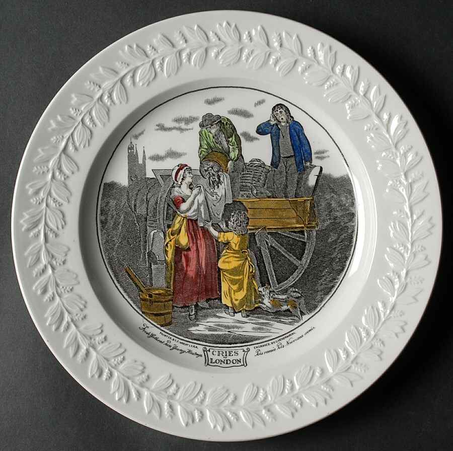 Cries of London (Raised Laurel) Dinner Plate by Adams China-1