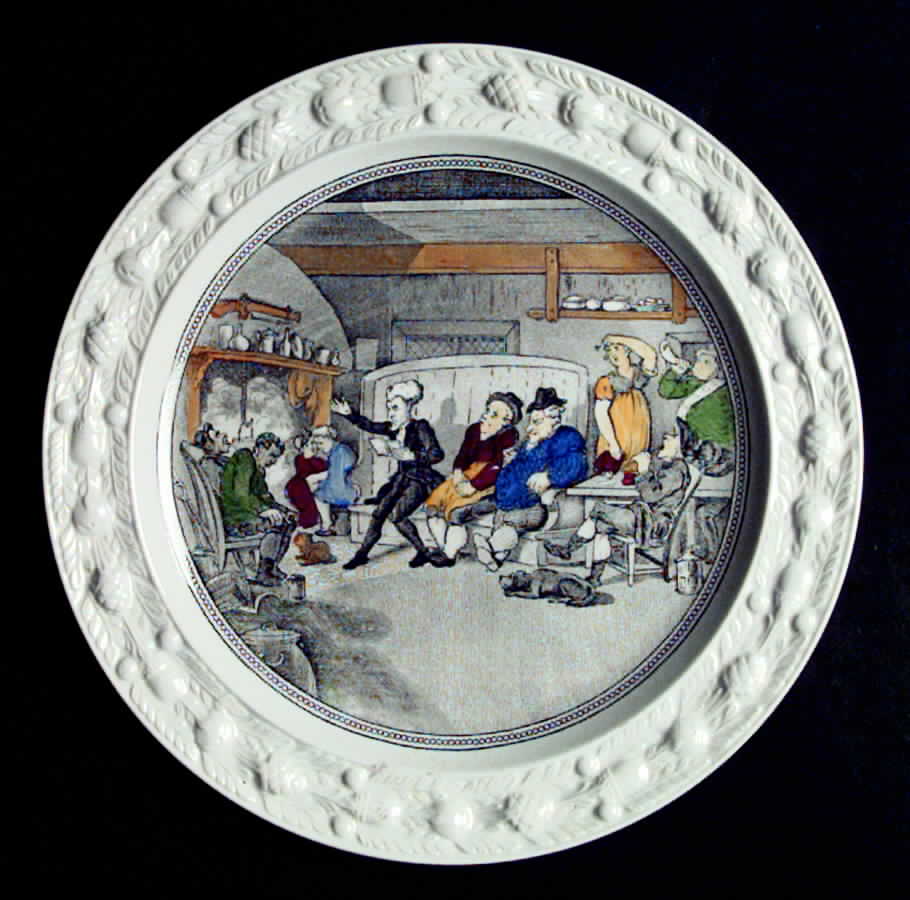 Dr. Syntax Luncheon Plate by Adams China-1