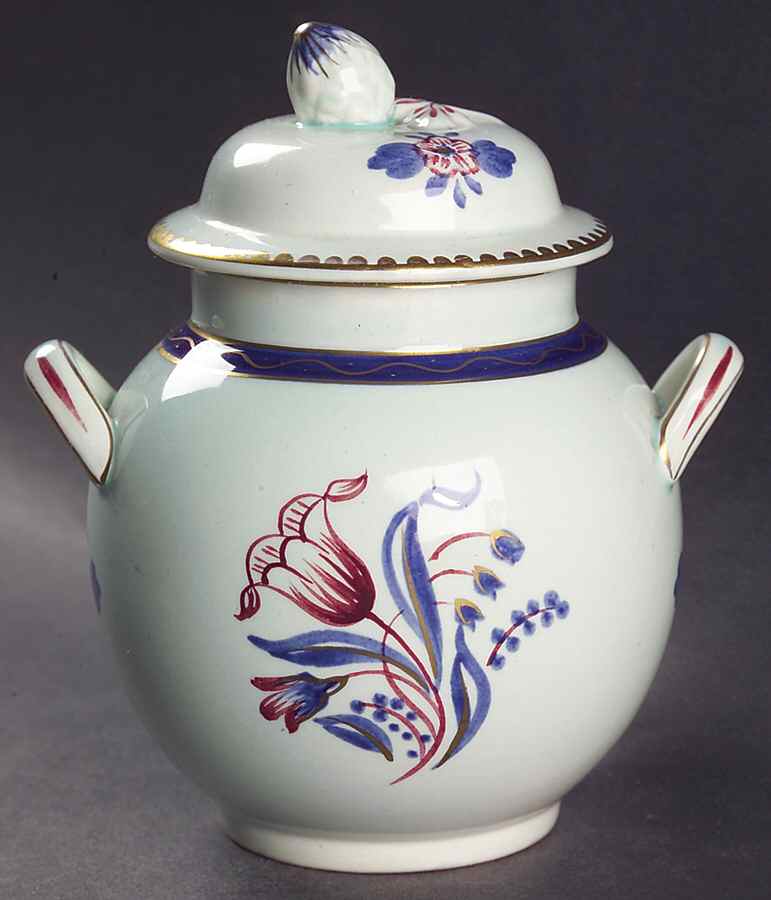 Georgian Sugar Bowl & Lid by Adams China-1