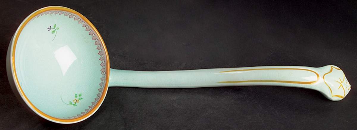 Lowestoft (Older Backstamp) Tureen Ladle by Adams China-1