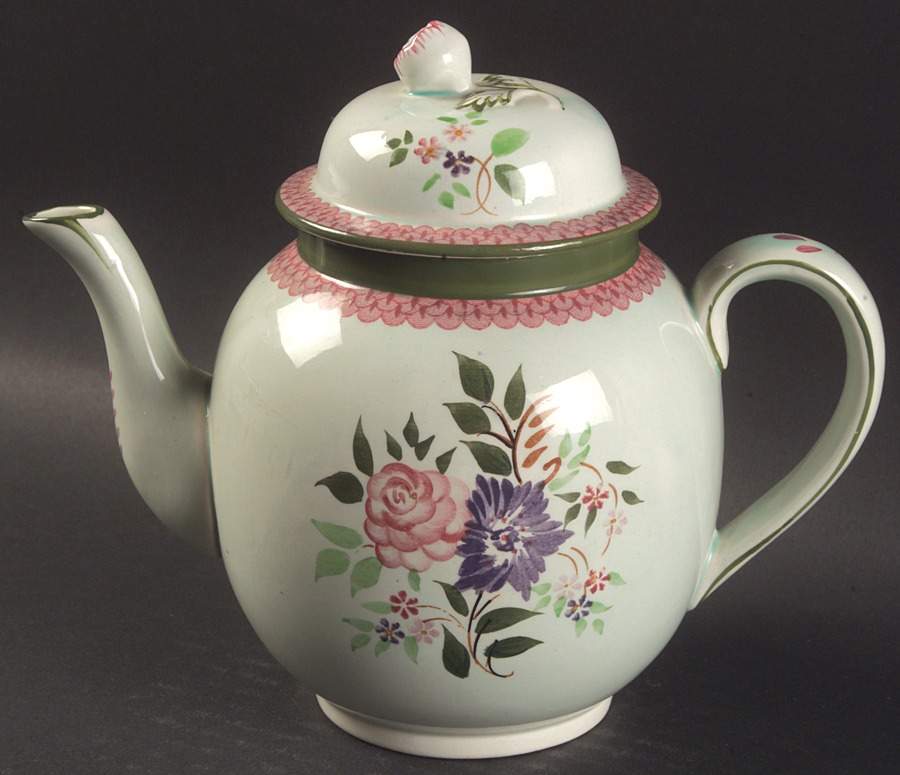 Mandalay Green Small Teapot & Lid by Adams China-1