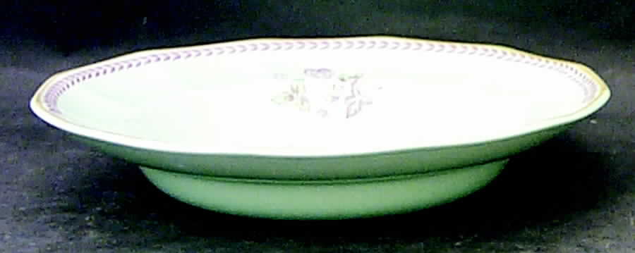 Metz Newer Backstamp Rim Soup Bowl by Adams China-1