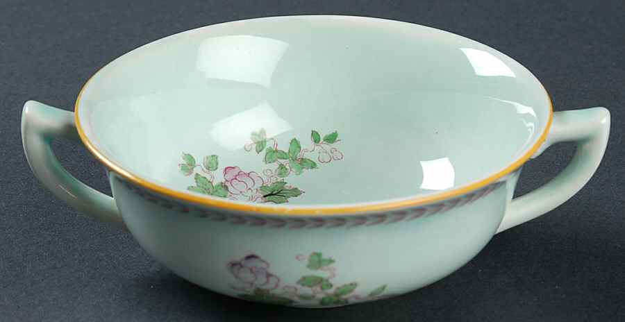Metz Newer Backstamp Flat Cream Soup Bowl by Adams China-1