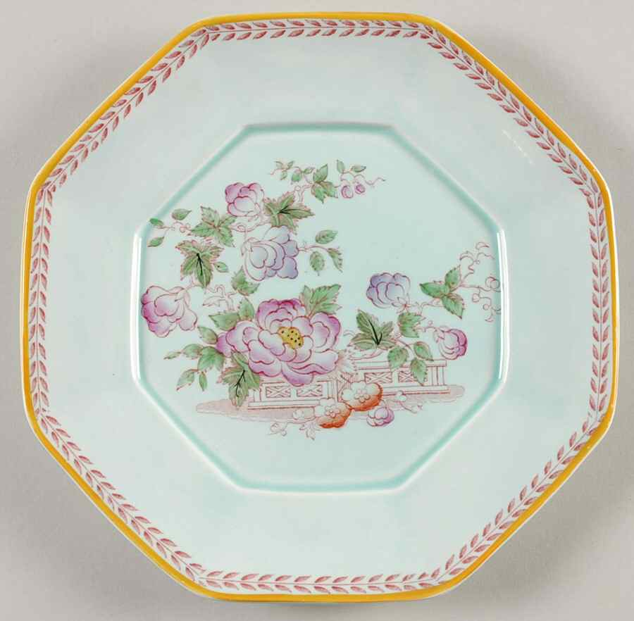 Metz Newer Backstamp Underplate for Sauce Boat by Adams China-1