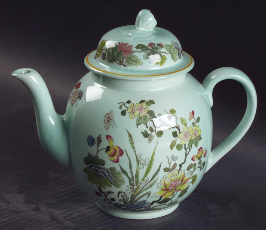 Ming Jade Teapot & Lid by Adams China-1