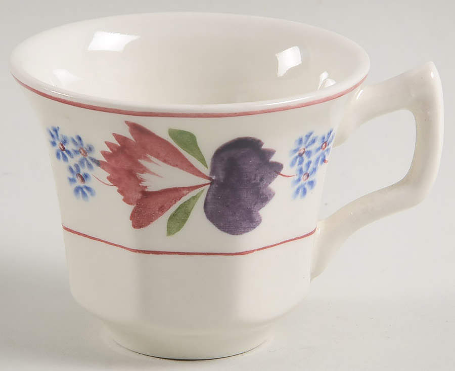 Old Colonial (Older Backstamp) Flat Demitasse Cup by Adams China-1