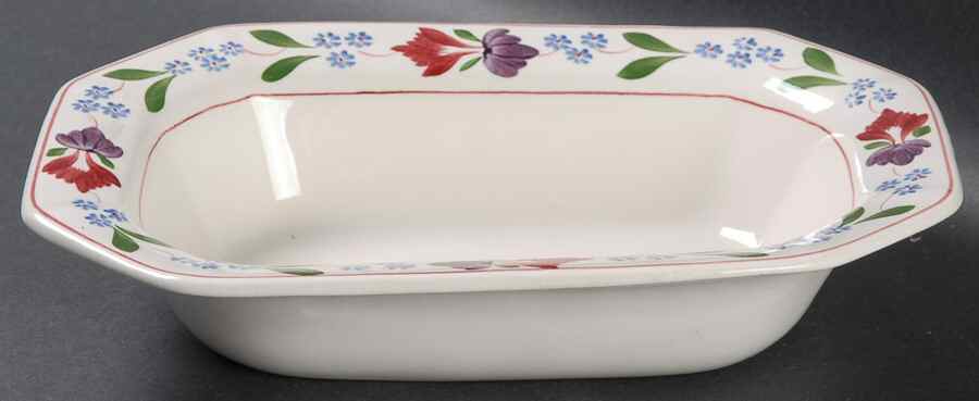 Old Colonial (Older Backstamp) 9" Oval Vegetable Bowl by Adams China-1