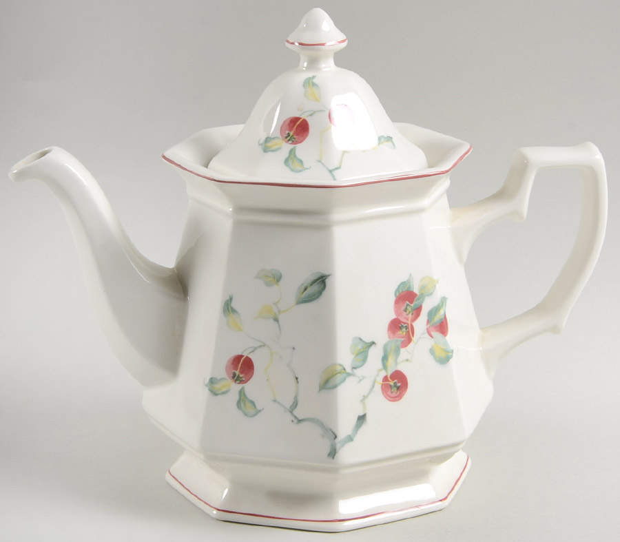 Persimmon Teapot & Lid by Adams China-1