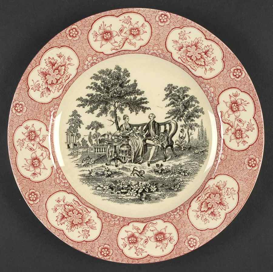 Rose Terrace Luncheon Plate by Adams China-1