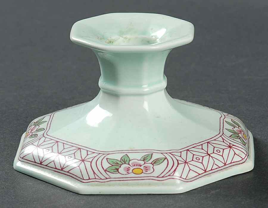 Singapore Bird (Newer Backstamp) Single Light Candlestick by Adams China-1