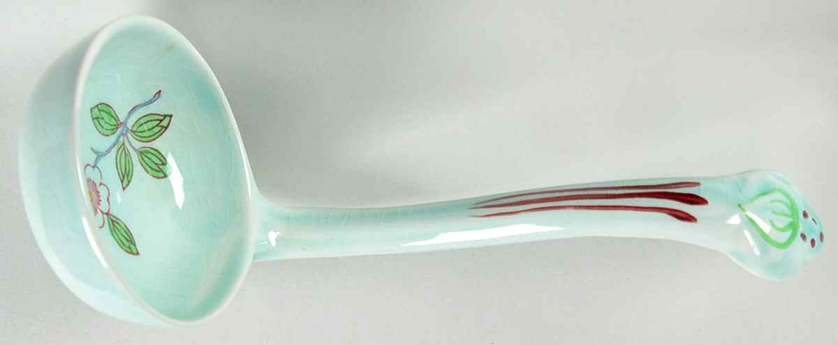 Singapore Bird (Newer Backstamp) Solid Piece Sauce Ladle by Adams China-1