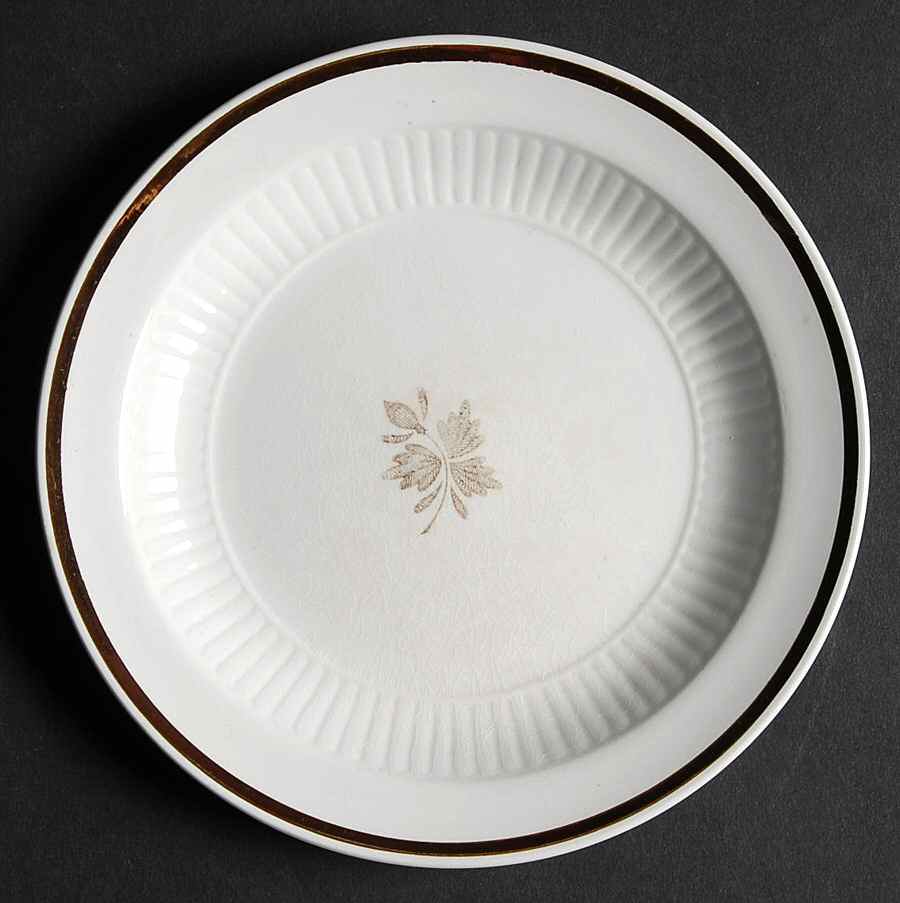 Tea Leaf Copper Bread & Butter Plate by Adams China-1