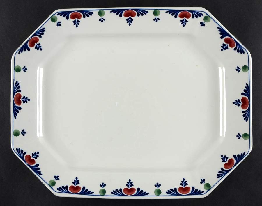 Veruschka 15" Oval Serving Platter by Adams China-1