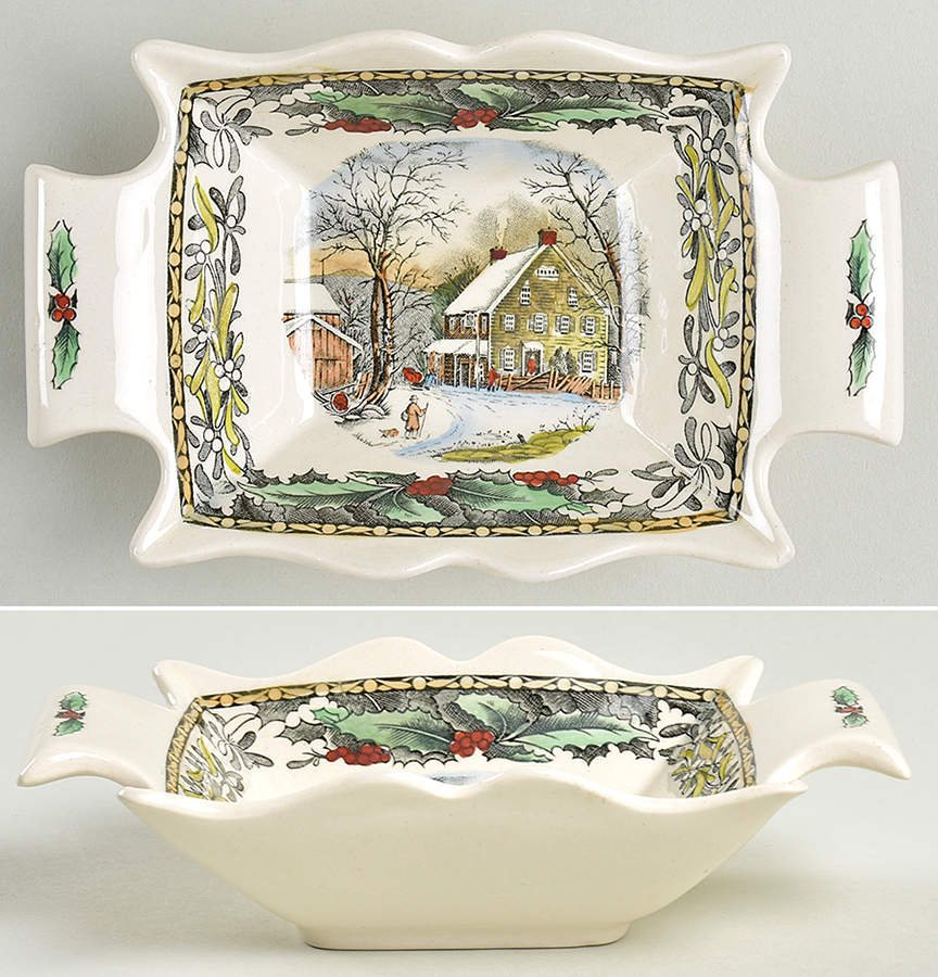 Winter Scenes Black, Multicolor 6" Bon Bon by Adams China-1