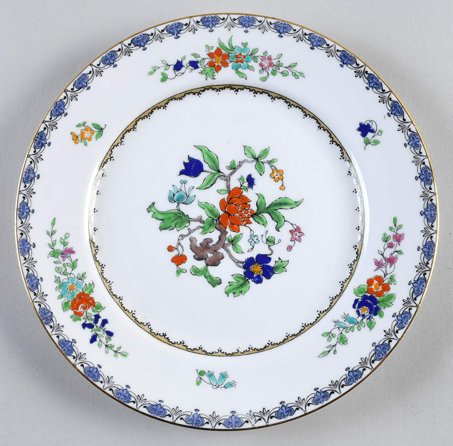 Antique Salad Plate by Adderley-1