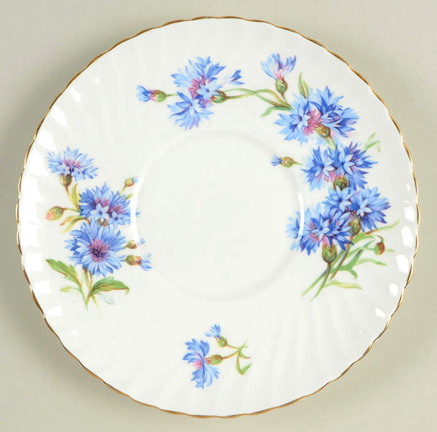 Cornflower Saucer for Cream Soup Bowl by Adderley-1