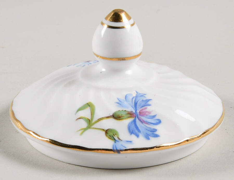 Cornflower Lid for Sugar Bowl by Adderley-1