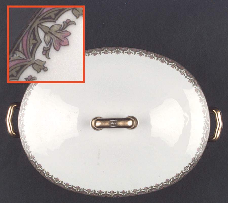 AHR155 Lid for Oval Vegetable by Charles Ahrenfeldt-1