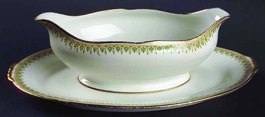 AHR8 Gravy Boat with Attached Underplate by Charles Ahrenfeldt-1
