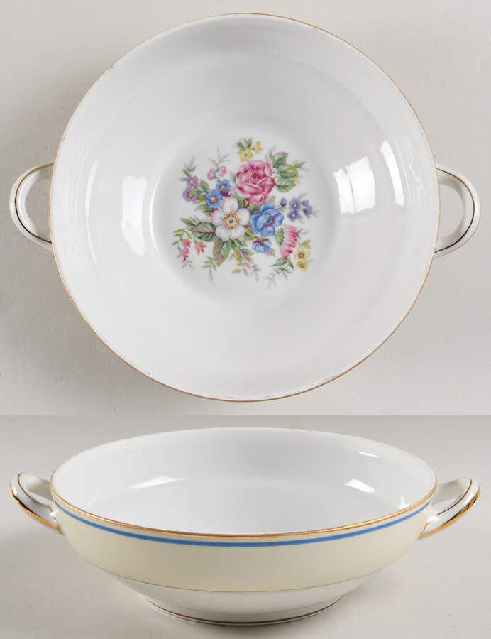 Bouquet of France Round Vegetable No Lid by Charles Ahrenfeldt-1
