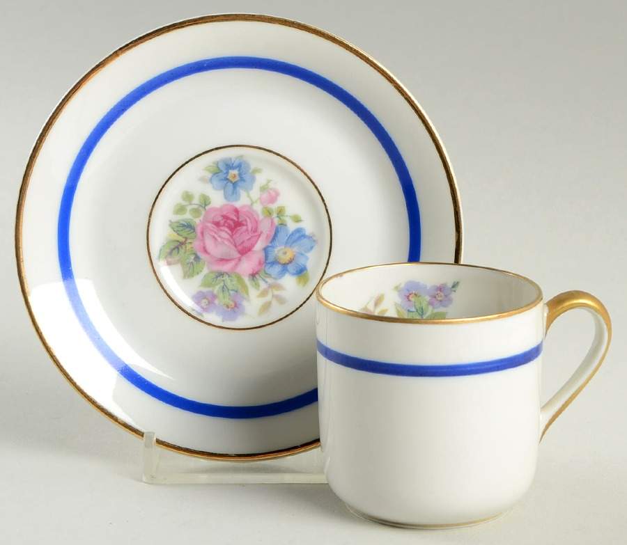 Calais Flat Demitasse Cup & Saucer Set by Charles Ahrenfeldt-1