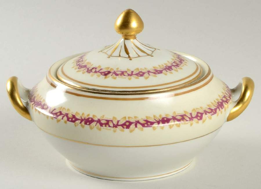 Chataigne Sugar Bowl & Lid by Charles Ahrenfeldt-1