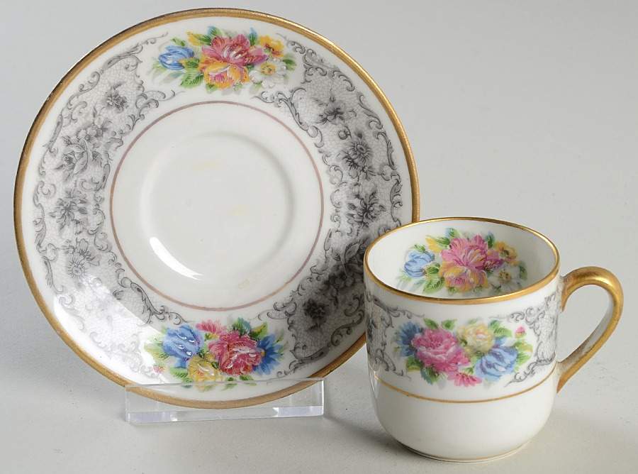 Cinderella Flat Demitasse Cup & Saucer Set by Charles Ahrenfeldt-1