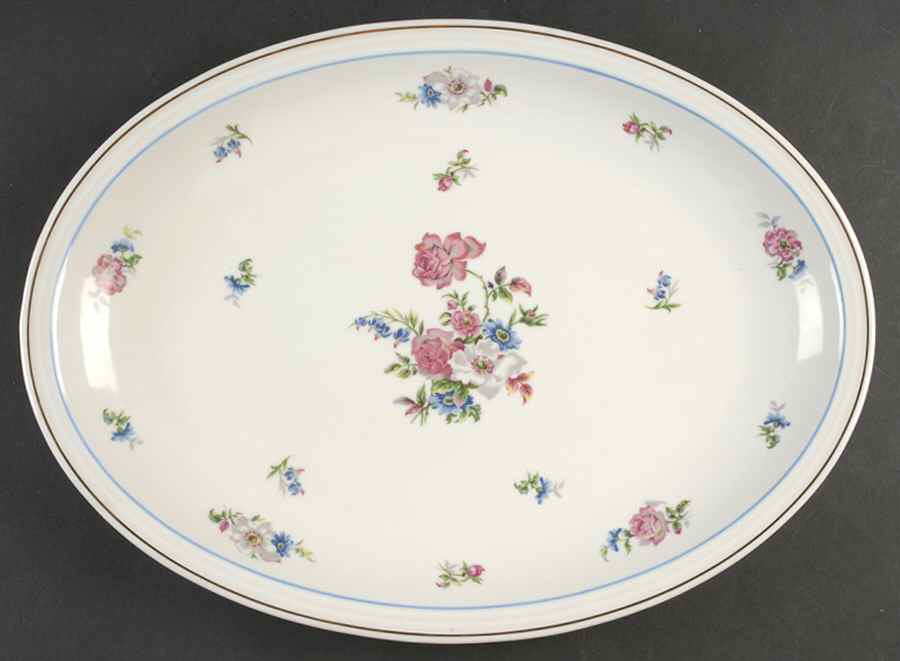 Deauville 15" Oval Serving Platter by Charles Ahrenfeldt-1