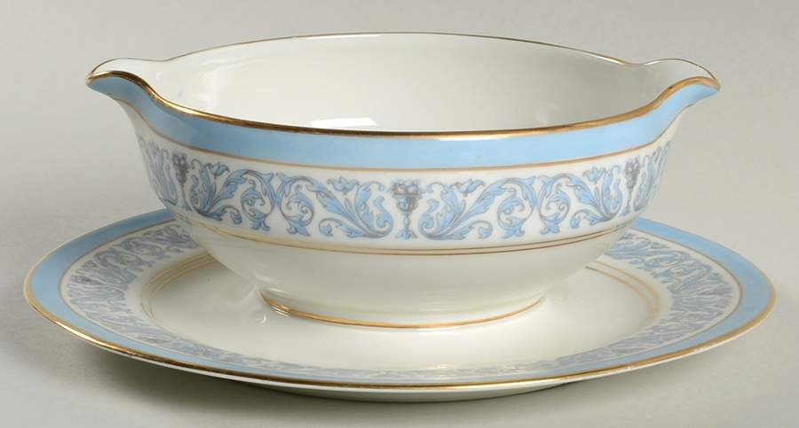 Frontenac Round Gravy Boat/Attached Underplate by Charles Ahrenfeldt-1