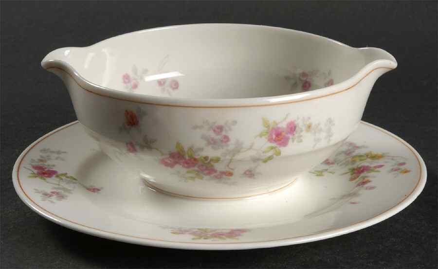 Jacqueline Gravy Boat with Attached Underplate by Charles Ahrenfeldt-1