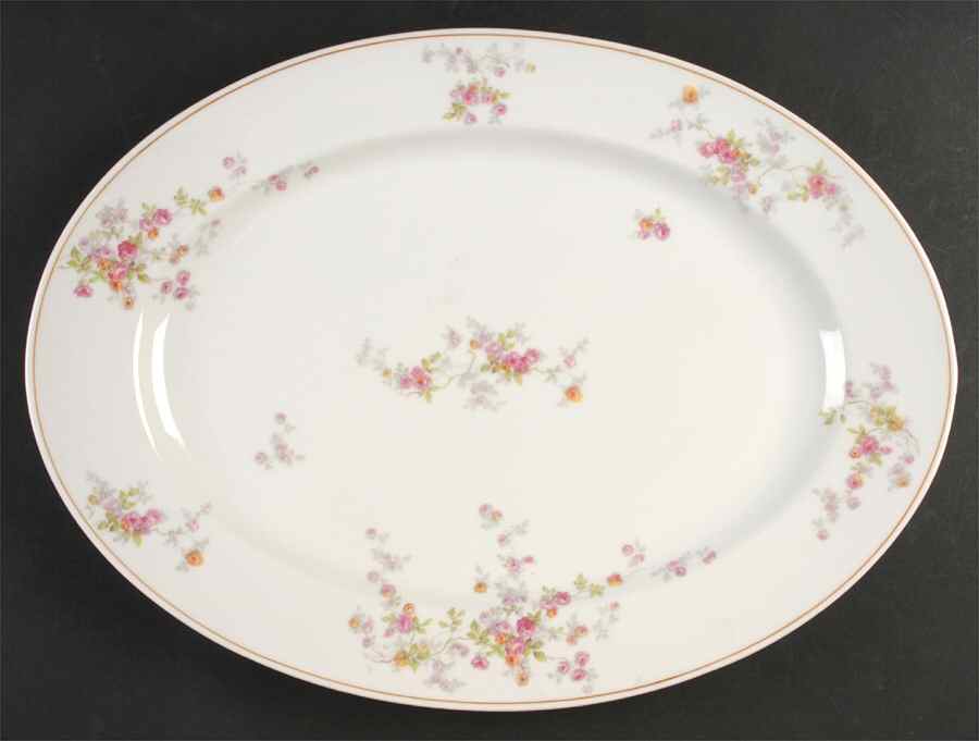 Jacqueline 16" Oval Serving Platter by Charles Ahrenfeldt-1
