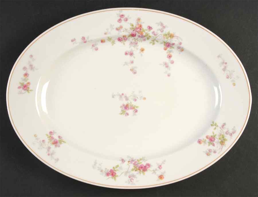 Jacqueline 14" Oval Serving Platter by Charles Ahrenfeldt-1