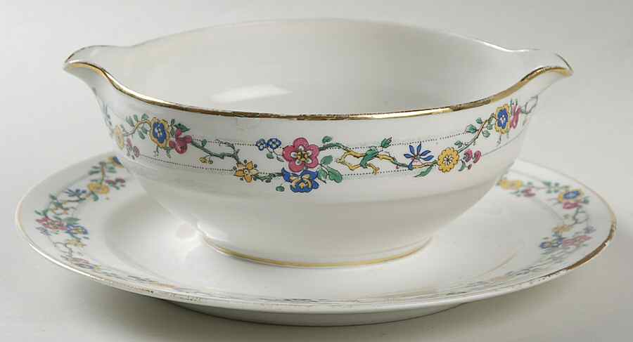 Korea Gravy Boat with Attached Underplate by Charles Ahrenfeldt-1