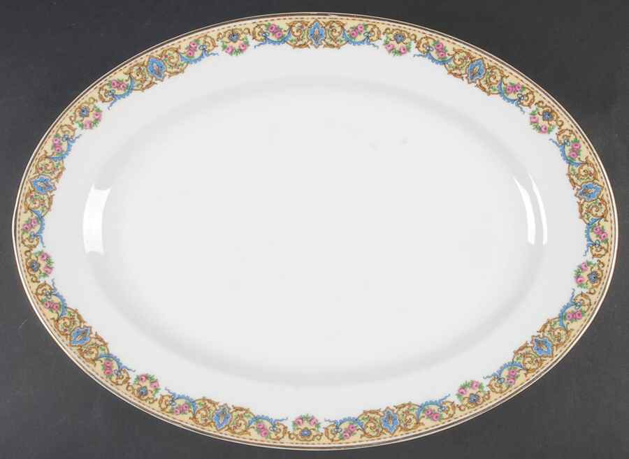 Madelon 16" Oval Serving Platter by Charles Ahrenfeldt-1