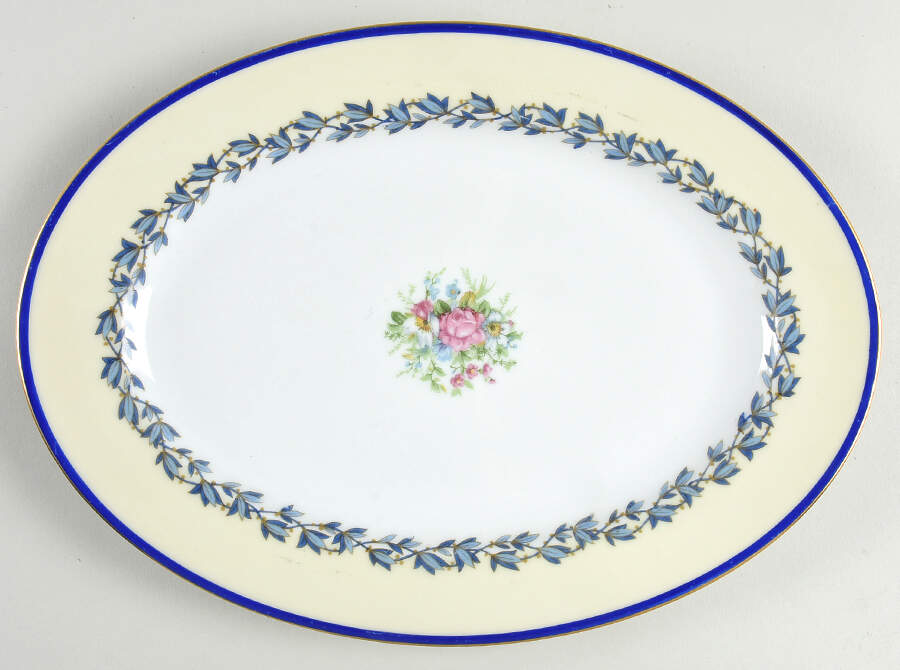 Marie Louise 12" Oval Serving Platter by Charles Ahrenfeldt-1
