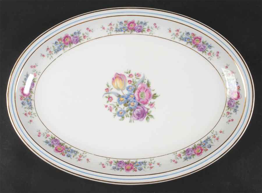 Marianne 15" Oval Serving Platter by Charles Ahrenfeldt-1